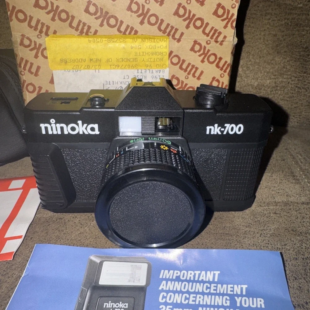 Vintage Ninoka NK-700 35mm Camera New Original Box 35mm With 50mm Lens